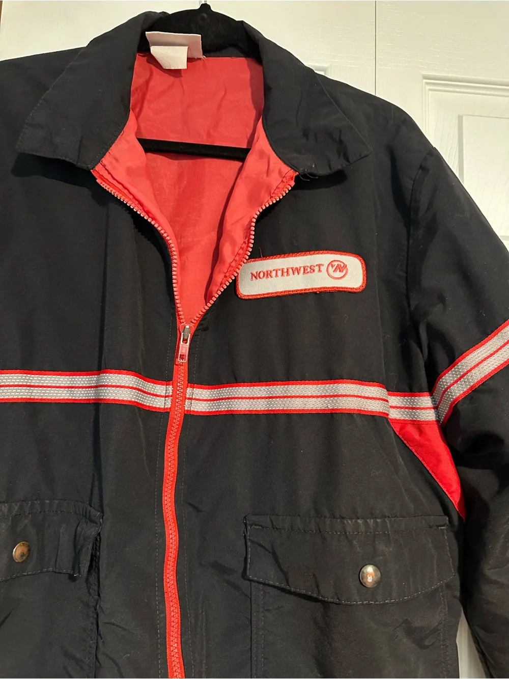 Vintage Northwest Black Jacket with Red Trim